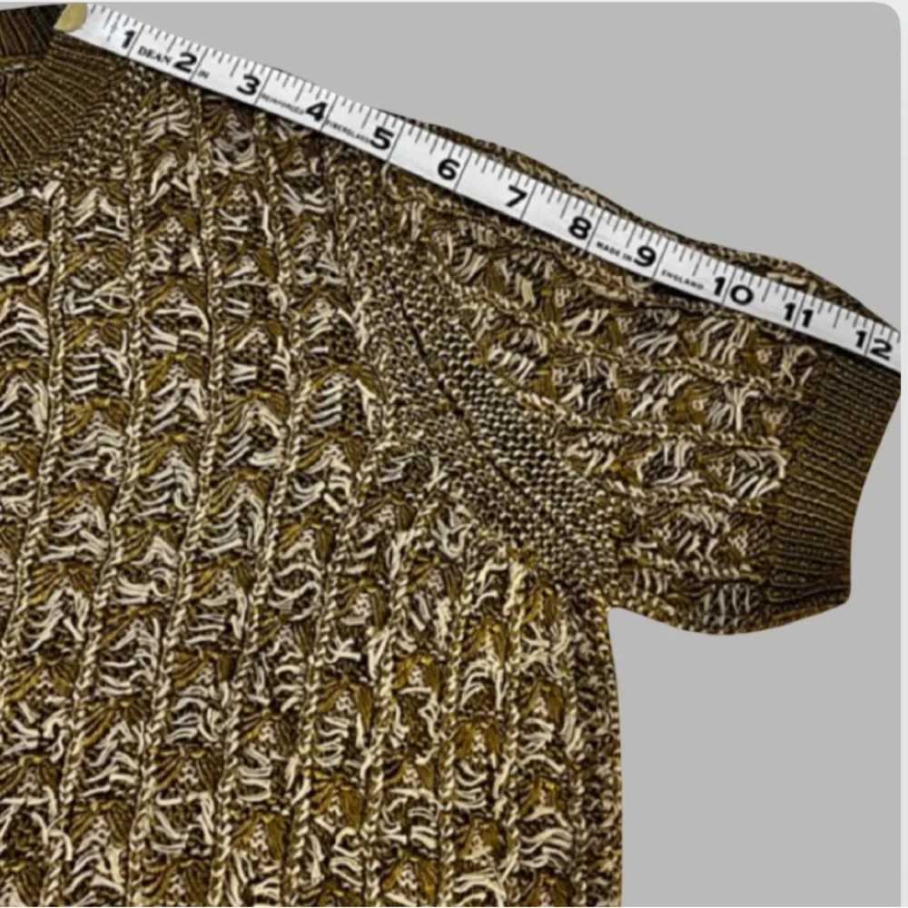 NWT Lafayette 148 New York Textured Stitch Crewneck Sweater Size S